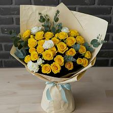 Букет цветов из:  Розы в Зелёном городе
