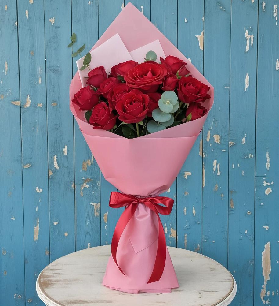 Букет цветов из: Розы в Зелёном городе