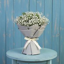 Букет цветов из:  Гипсофила в Зелёном городе