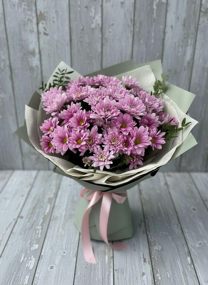 Букет цветов из: Хризантемы в Зелёном городе