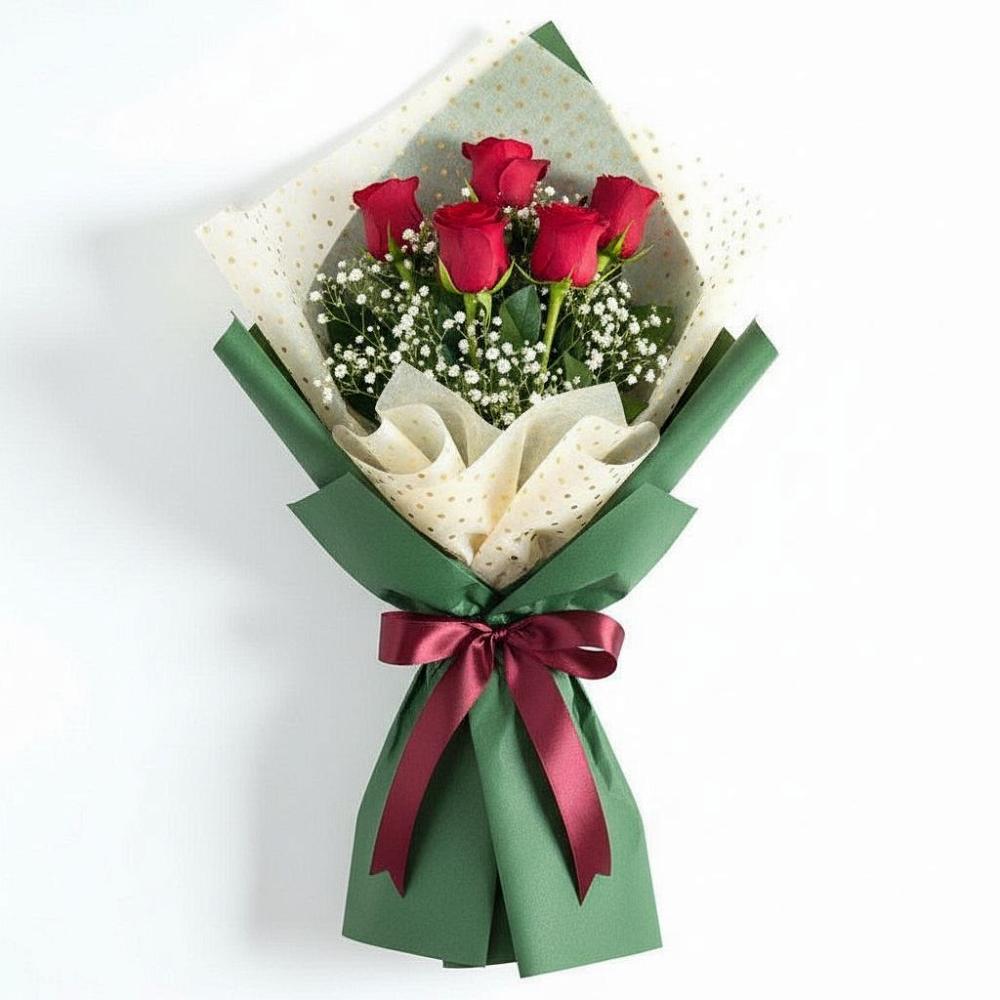 Букет цветов из: Розы в Зелёном городе