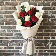 Букет цветов из:  Розы в Зелёном городе