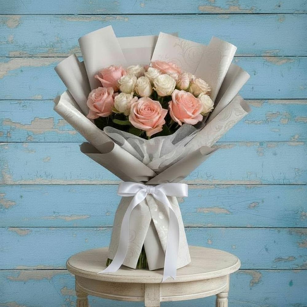 Букет цветов из: Розы в Зелёном городе