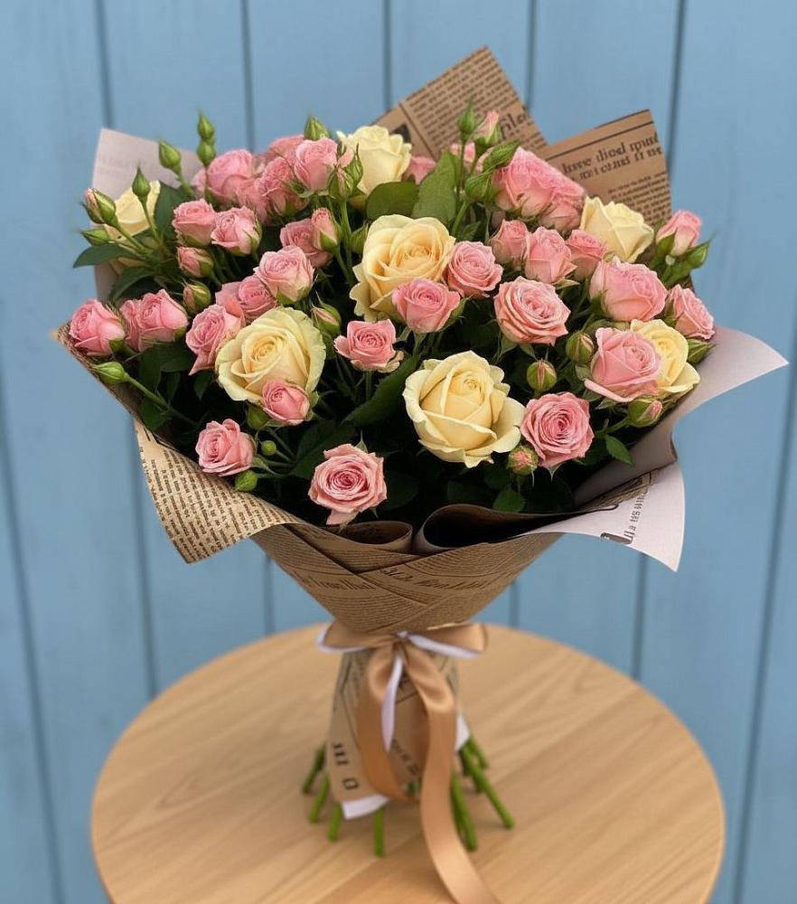Букет цветов из: Розы в Зелёном городе