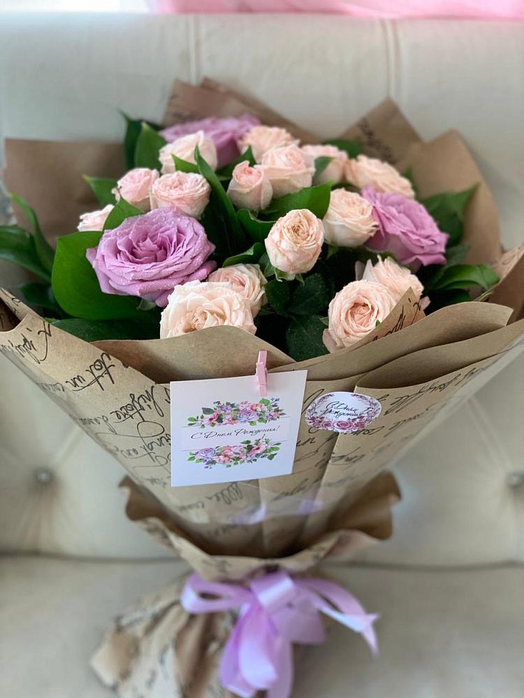 Букет цветов из: Розы в Зелёном городе