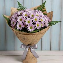 Букет цветов из:  Хризантемы в Зелёном городе