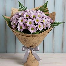 Букет цветов из:  Хризантемы в Зелёном городе
