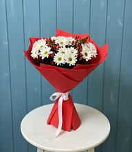 Букет цветов из:  Хризантемы #REPLACE_PRED# Зелёном городе
