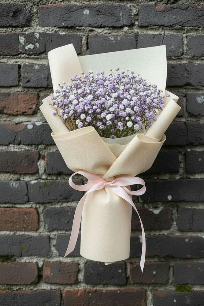 Букет цветов из: Гипсофила в Зелёном городе