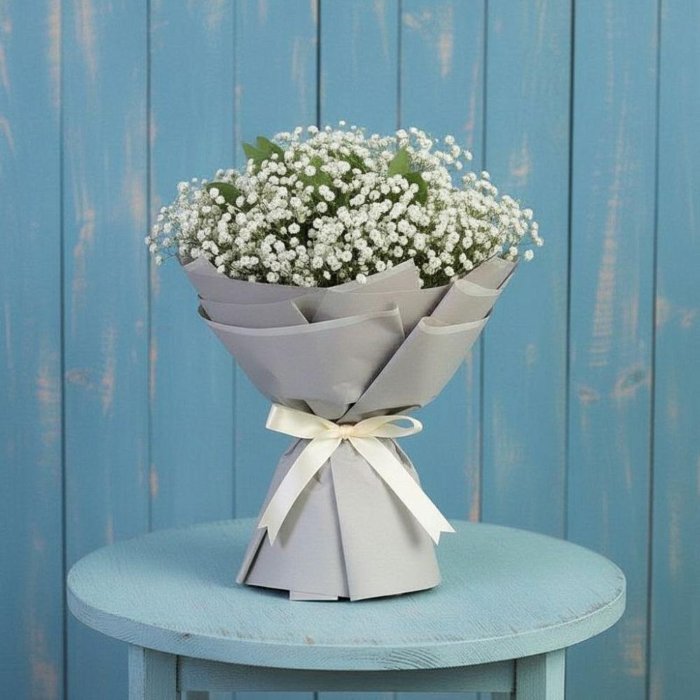 Букет цветов из: Гипсофила в Зелёном городе