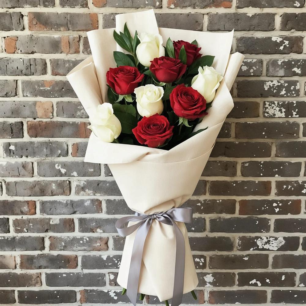 Букет цветов из: Розы в Зелёном городе