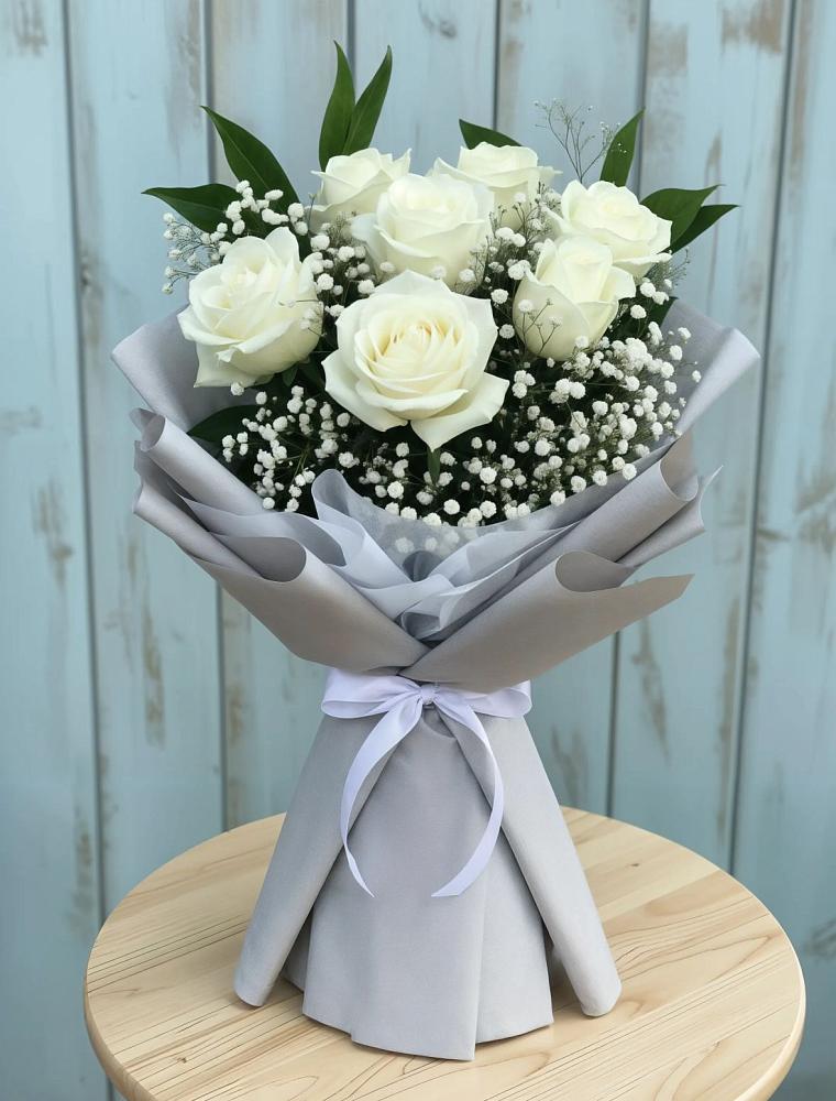 Букет цветов из: Розы в Зелёном городе