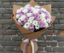 Букет цветов из:  Хризантемы #REPLACE_PRED# Зелёном городе