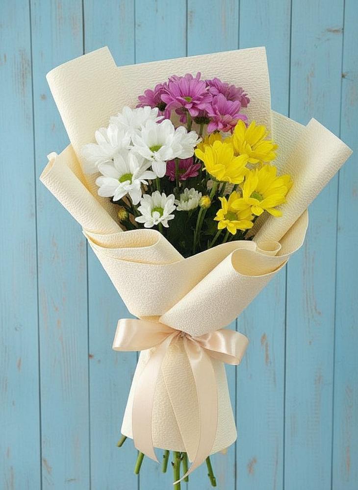 Букет цветов из: Хризантемы в Зелёном городе
