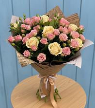 Букет цветов из:  Розы в Зелёном городе