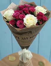 Букет цветов из:  Розы в Зелёном городе