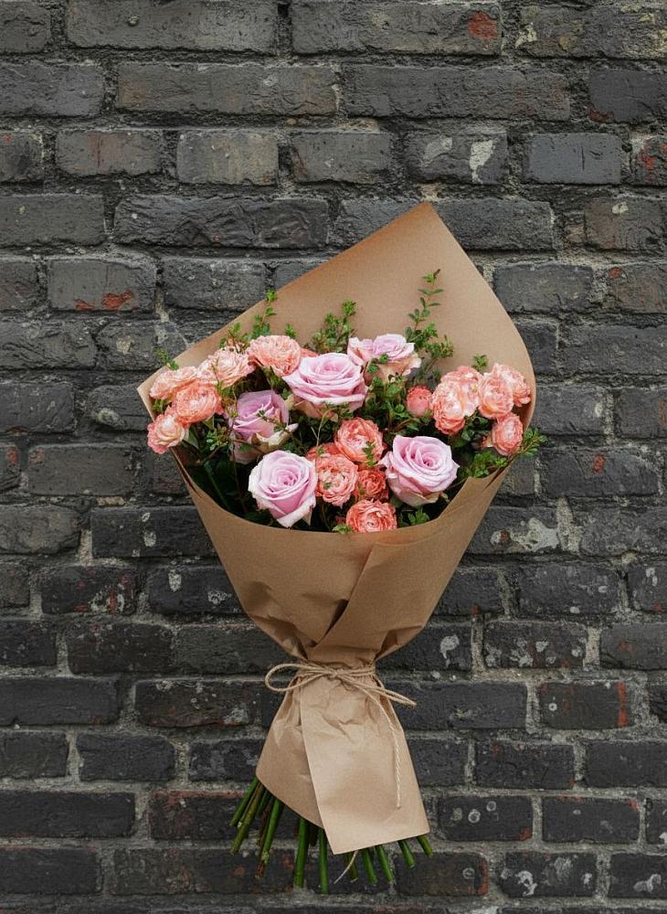 Букет цветов из: Розы в Зелёном городе