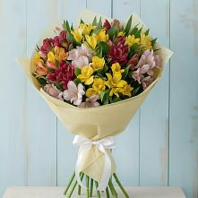 Букет цветов из:  Альстромерии в Зелёном городе