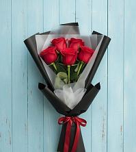 Букет цветов из:  Розы в Зелёном городе