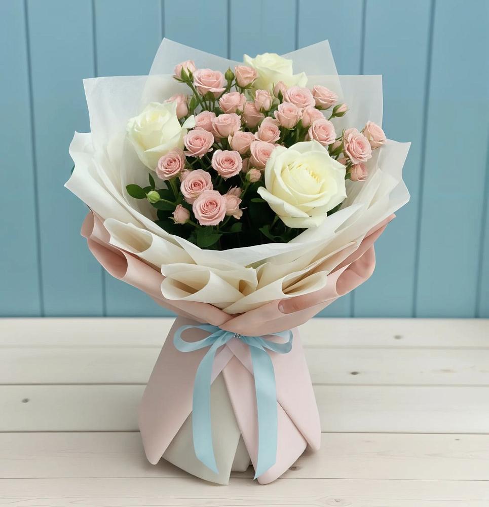 Букет цветов из: Розы в Зелёном городе