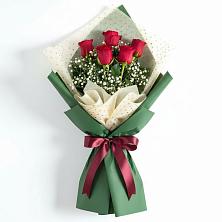 Букет цветов из:  Розы в Зелёном городе