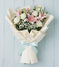 Букет цветов из:  Лилии в Зелёном городе