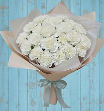 Букет цветов из:  Гвоздики #REPLACE_PRED# Зелёном городе